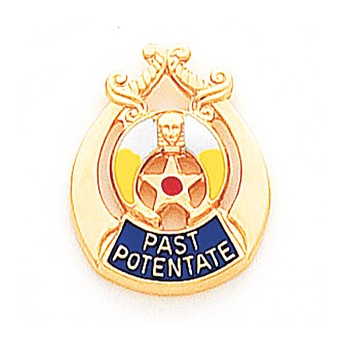 10k Yellow Gold Shriners Past Potentate Tie Tac