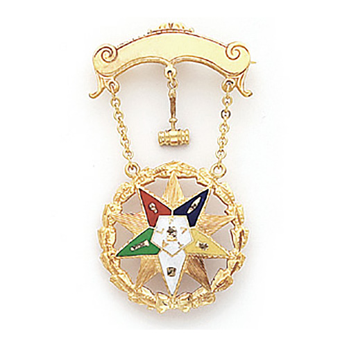 2 1/4in Past Matron Eastern Star Jewel - 10k Gold