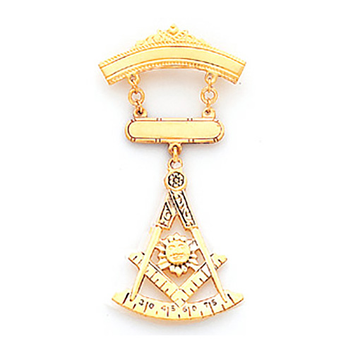 10kt Yellow Gold 2 5/8in Past Master Jewel