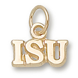 Illinois State 3/16in Pendant 14kt Yellow Gold