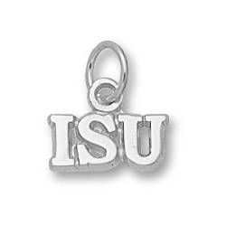Sterling Silver 3/16in Illinois State ISU Pendant