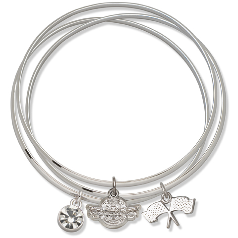 Indianapolis Motor Speedway Triple Bangle Bracelet