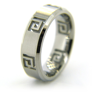 6mm Titanium Ring with Cut Outs
