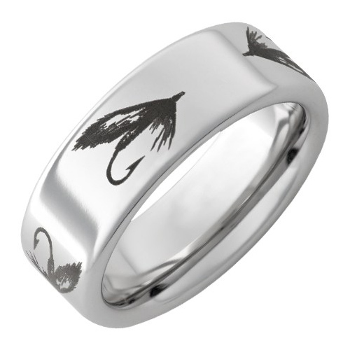 Titanium 8mm Flyfishing Ring