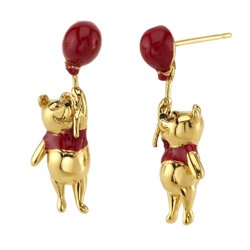 Disney x RockLove CHRISTOPHER ROBIN Winnie the Pooh Swinging Earrings