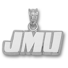 Sterling Silver 1/4in JMU James Madison Pendant