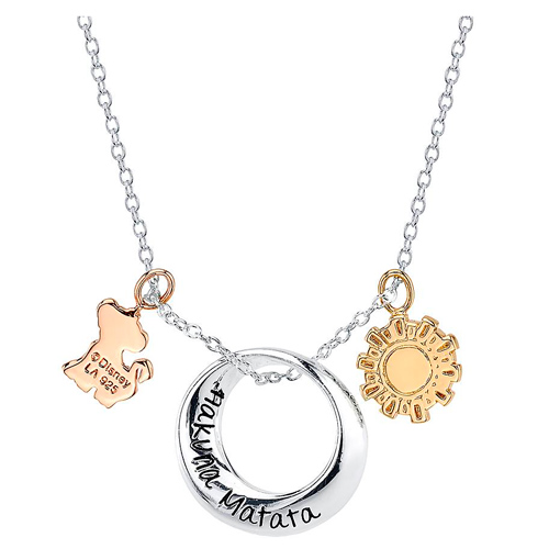 Sterling Silver Hakuna Matata the Lion King Necklace