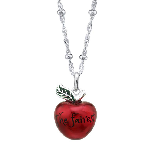 Disney X RockLove Snow White & the Seven Dwarfs Fairest Apple Necklace