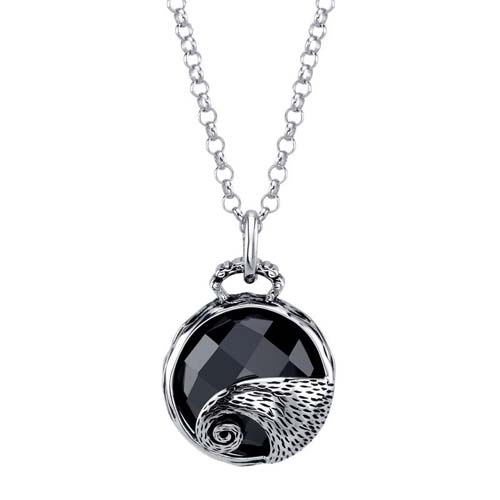 The Nightmare Before Christmas Simply Meant To Be Necklace Black Sky