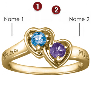 Cupid Gold-plated Sterling Silver Promise Ring