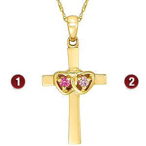 Promise Cross 10kt Yellow Gold Pendant