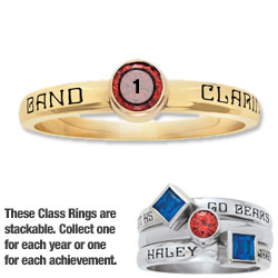 Stellar Stackable Class Ring LRAVE_01 | Joy Jewelers