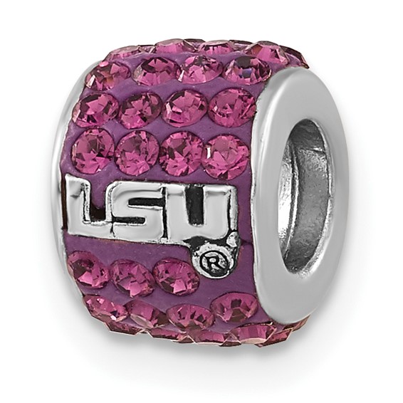 Sterling Silver Louisiana State Premier Bead Charm