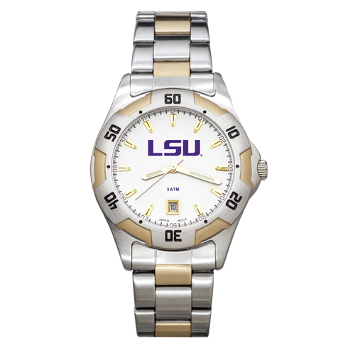 Louisiana State University All-Pro Men's Two-Tone Watch