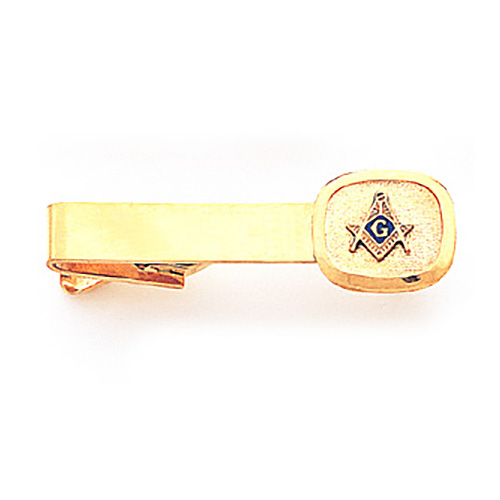Yellow Gold Filled Masonic Tie Clip