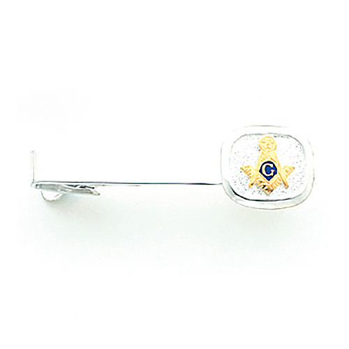Sterling Silver Masonic Tie Clip