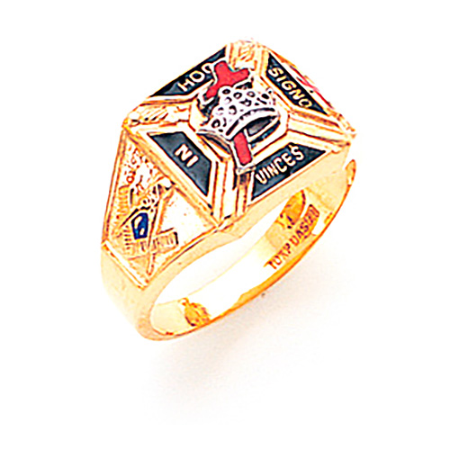 Masonic Knights Templar Ring - 10k Gold