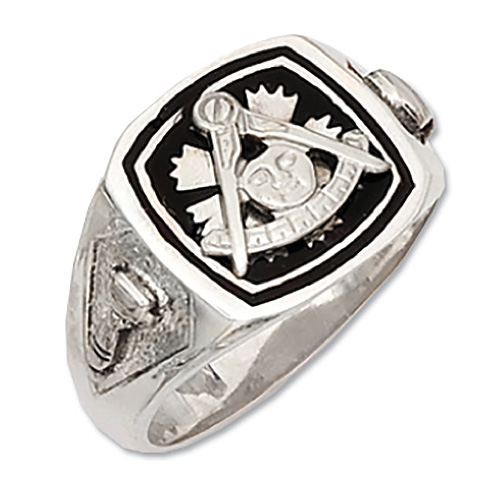 Sterling Silver Masonic Past Master Ring 