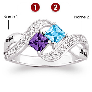 Lover's Romp Sterling Silver Promise Ring | Joy Jewelers