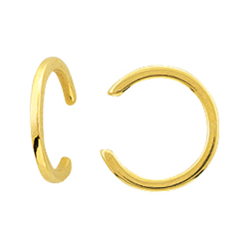 14k Yellow Gold Ear Cuff Earrings