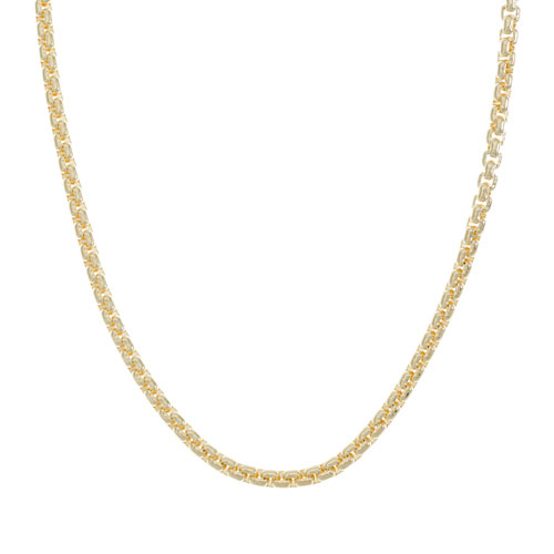 14k Yellow Gold 24in Round Box Chain 5.0mm