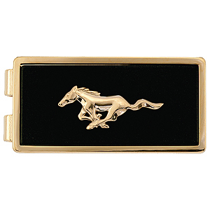 Gold-Plated Ford Mustang Money Clip