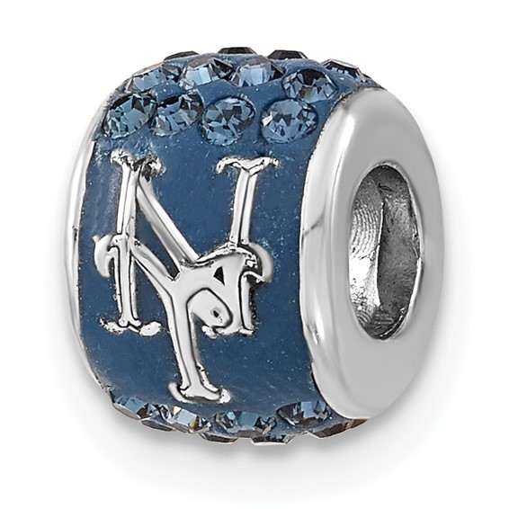 Sterling Silver New York Mets Premier Bead Charm