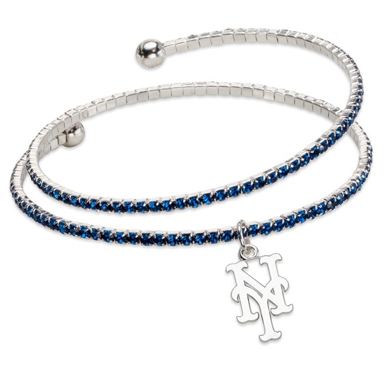 New York Mets Amped Logo Crystal Bracelet