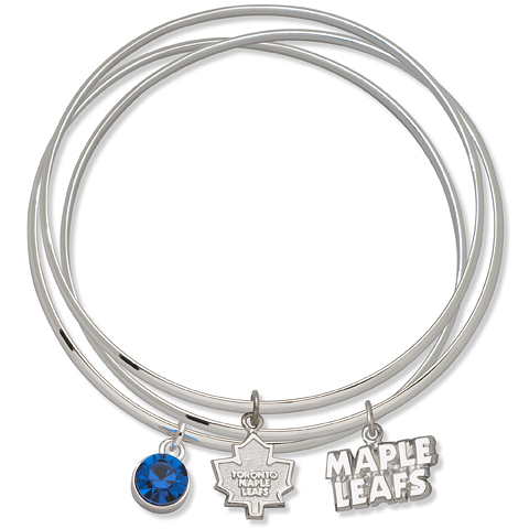 Toronto Maple Leafs Triple Bangle Bracelet