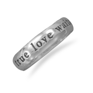 Sterling Silver True Love Waits Ring