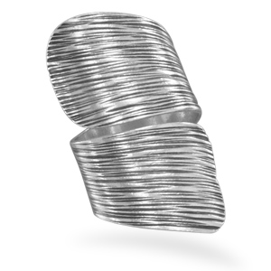 Sterling Silver Oxidized Wrap Spoon Ring