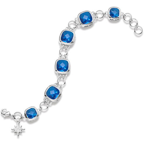 8in Seattle Mariners Crystal Legend Bracelet