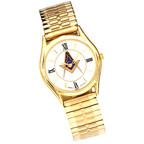 Masonic Blue Lodge Watch - Stainless Steel Bulova
