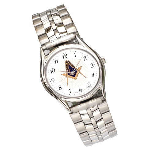 Masonic Watch Steel Bracelet - Bulova