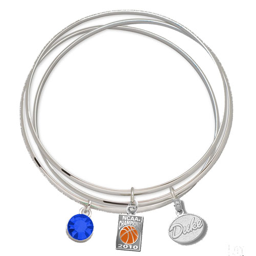 Duke 2010 NCAA Champs Triple Bangle Bracelet