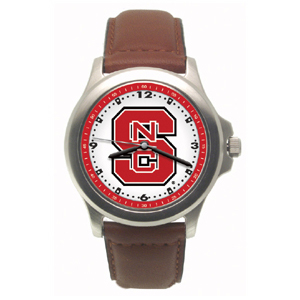 North Carolina State Wolfpack Rookie Leather Watch - Clearance