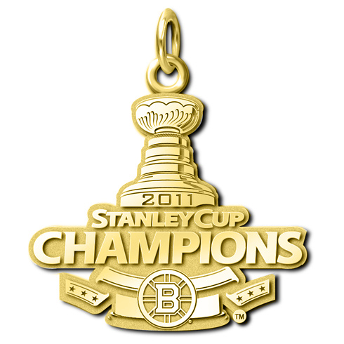 Boston Bruins 2011 Champions Pendant 10kt Yellow Gold