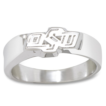Sterling Silver Oklahoma State University Ladies' OSU Ring