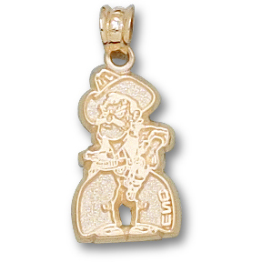 Pete Pendant 5/8in 10k Yellow Gold