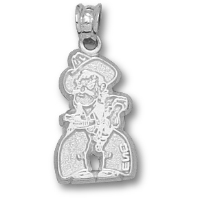 Sterling Silver 5/8in Oklahoma State Pete Pendant