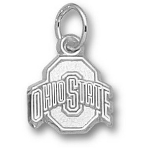 Sterling Silver 3/8in Ohio State Athletic O Charm