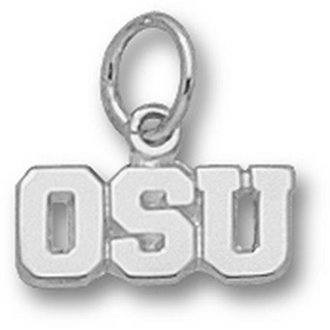 Sterling Silver 3/16in Ohio State University OSU Team Pendant