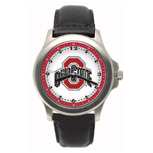 Ohio State Buckeyes Rookie Leather Watch - Clearance