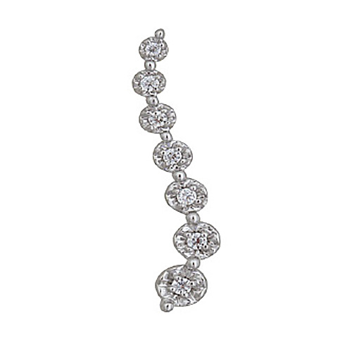 1/10 CT TW Journey Diamond Pendant G-I / I2-I3 with Chain