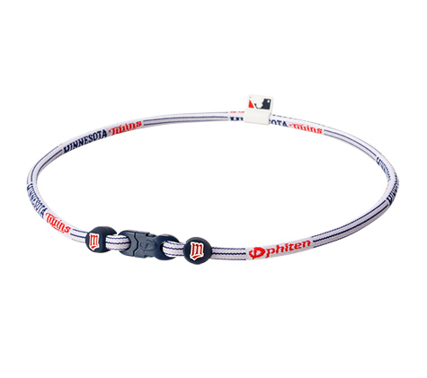 22in Minnesota Twins Titanium Phiten Necklace X30