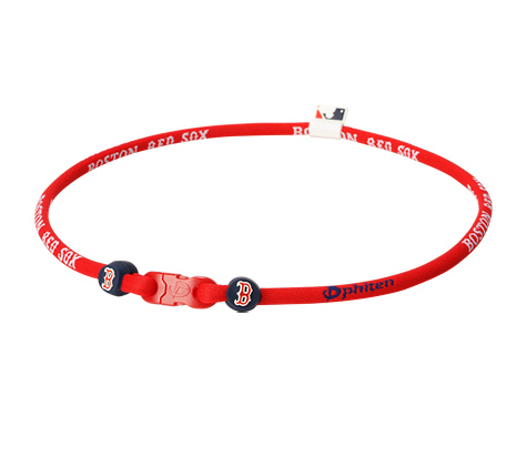 Boston Red Sox Necklace Chain Rhinestone Hoop CO - Caseys Distributing