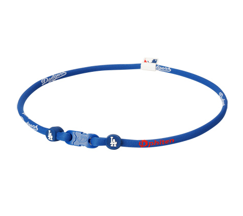 22in Los Angeles Dodgers Titanium Phiten Necklace X30