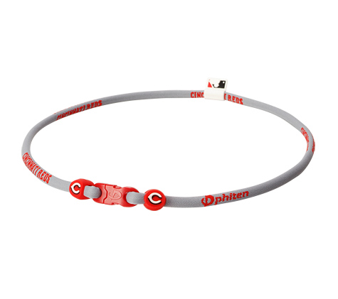 22 inch Cincinnati Reds Titanium Phiten Necklace X30