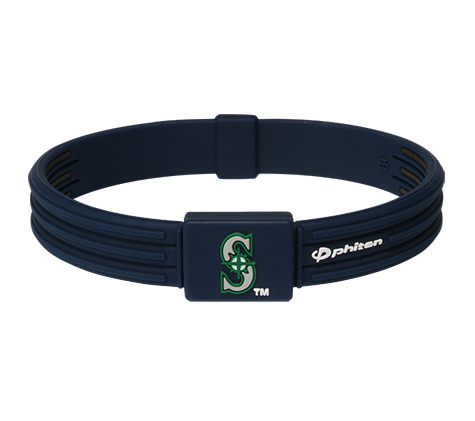 7.5 inch Seattle Mariners Titanium Phiten Bracelet S-Type