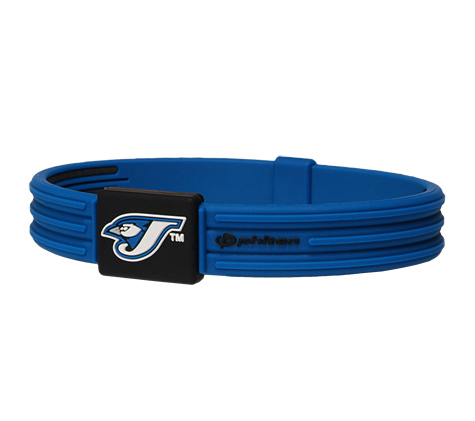 7.5 inch Toronto Blue Jays Titanium Phiten Bracelet S-Type